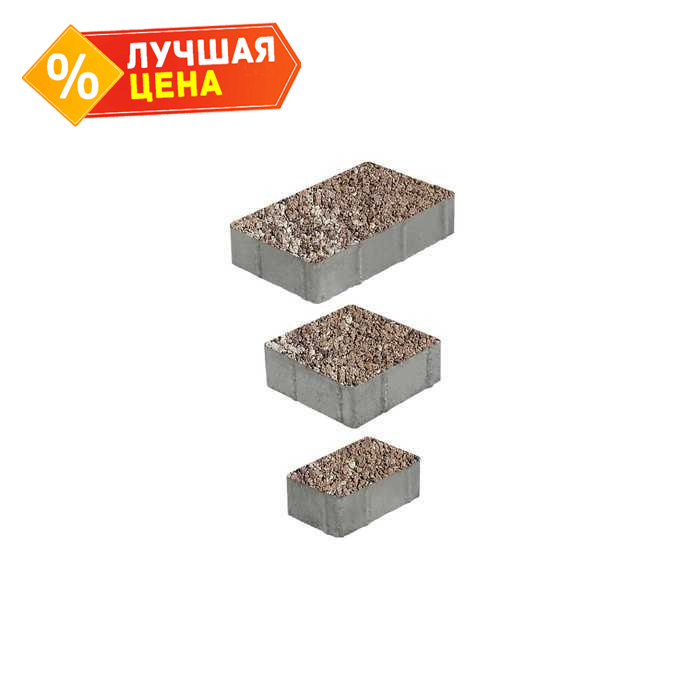 Плитка тротуарная Старый город Б.1.Ф.8см Листопад гладкий xаски