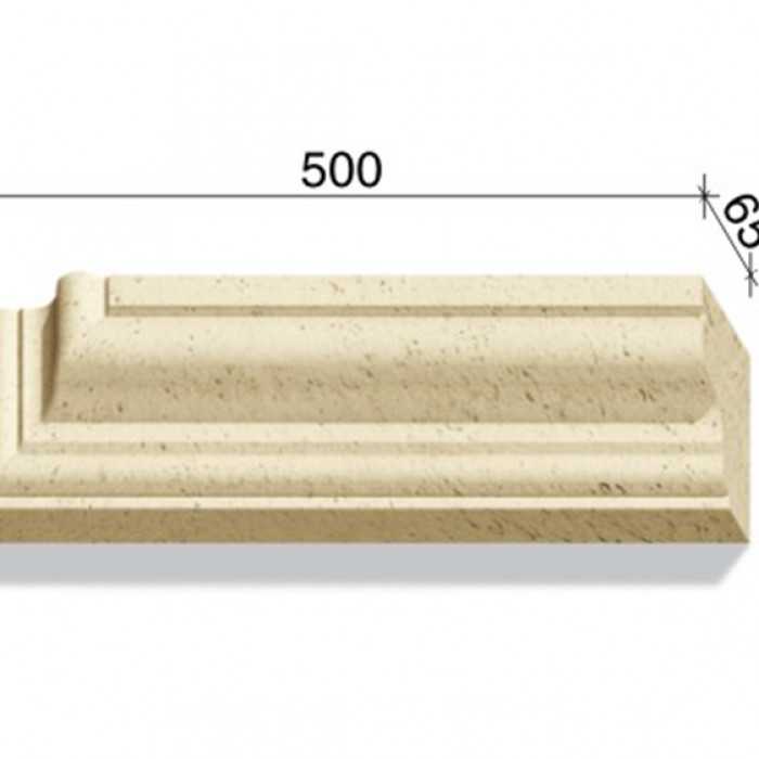 Угловой элемент для наличников и карнизов White Hills Тиволи 720-03, 500*65*130