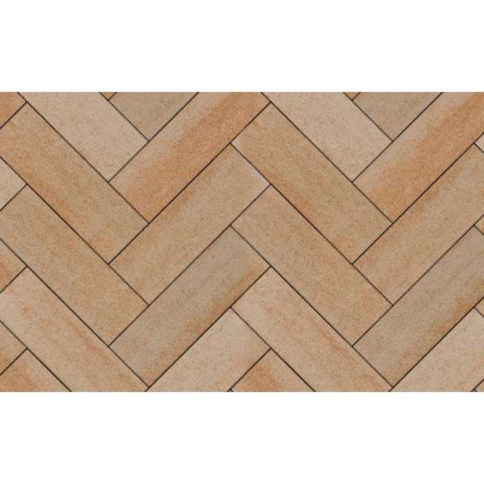 Плитка тротуарная Паркет Б.6.П.8 Искусственный камень Степняк 600x200x80 мм