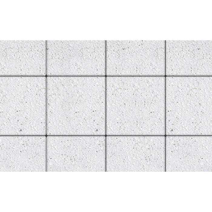 Плитка тротуарная Квадрат (ЛА-Линия) Б.1.К.6 Стоунмикс белый 300x300x60 мм